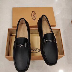 Tod's Black Suede Men's Loafers